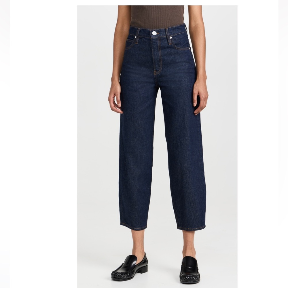 FRAME Ultra High Barrel Jeans - NWT color - Rinse - dark wash Sz 29